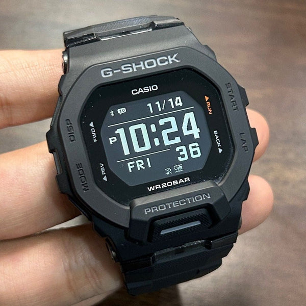 [Pre-Owned] Casio G-Shock G-Squad GBD-200-1 Black Bluetooth Men Watch