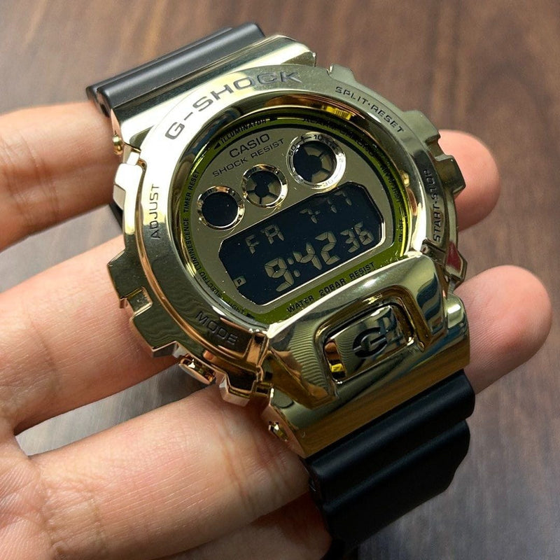 [Pre-Owned] Casio G-Shock G-Steel GM-6900G-9 Gold Digital Men Watch