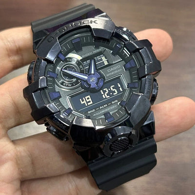 [Pre-Owned] Casio G-Shock G-Steel GM-700P-6A Purple Men Watch