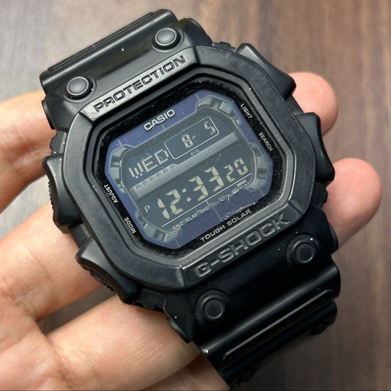 [Pre-Owned] Casio G-Shock King All Black GX-56BB-1 Tough Solar Men Watch