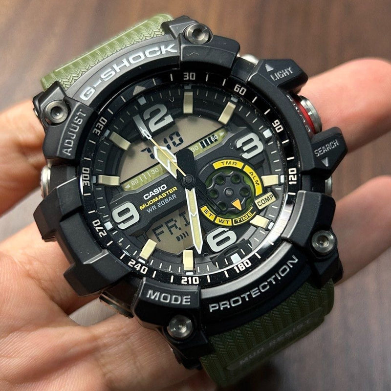 [Pre-Owned] Casio G-Shock Mudmaster GG-1000-1A3 Green Men Watch