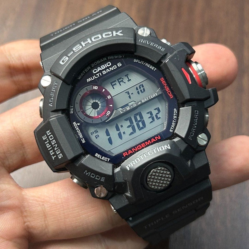 [Pre-Owned] Casio G-Shock Rangeman GW-9400-1 Tough Solar Men Watch