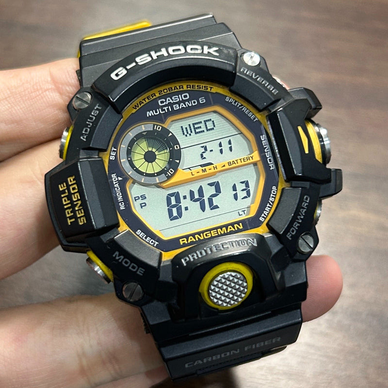 [Pre-Owned] Casio G-Shock Rangeman GW-9400YJ-1JF Tough Solar Men Watch (Japan Set)