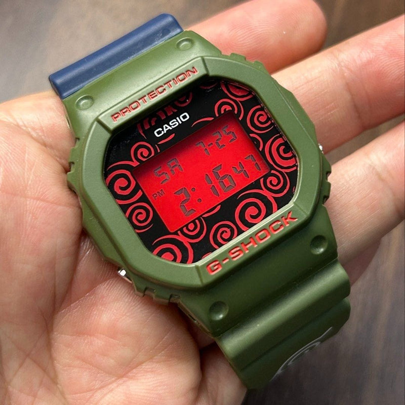 [Pre-Owned] Casio G-Shock X Naruto Kakashi DW-5600KAK21-3 Men Watch