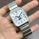 [Pre-Owned] Casio MTP-M305D-7AV Moonphase Square Men Watch
