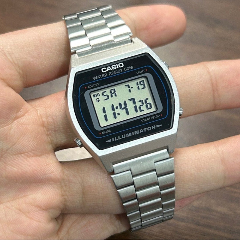 [Pre-Owned] Casio Vintage B640WD-1AV Stainless Steel Unisex Watch