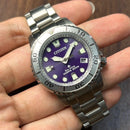 [Pre-Owned] Citizen Promaster EO2027-50X Purple Eco-Drive Unisex Diver Watch