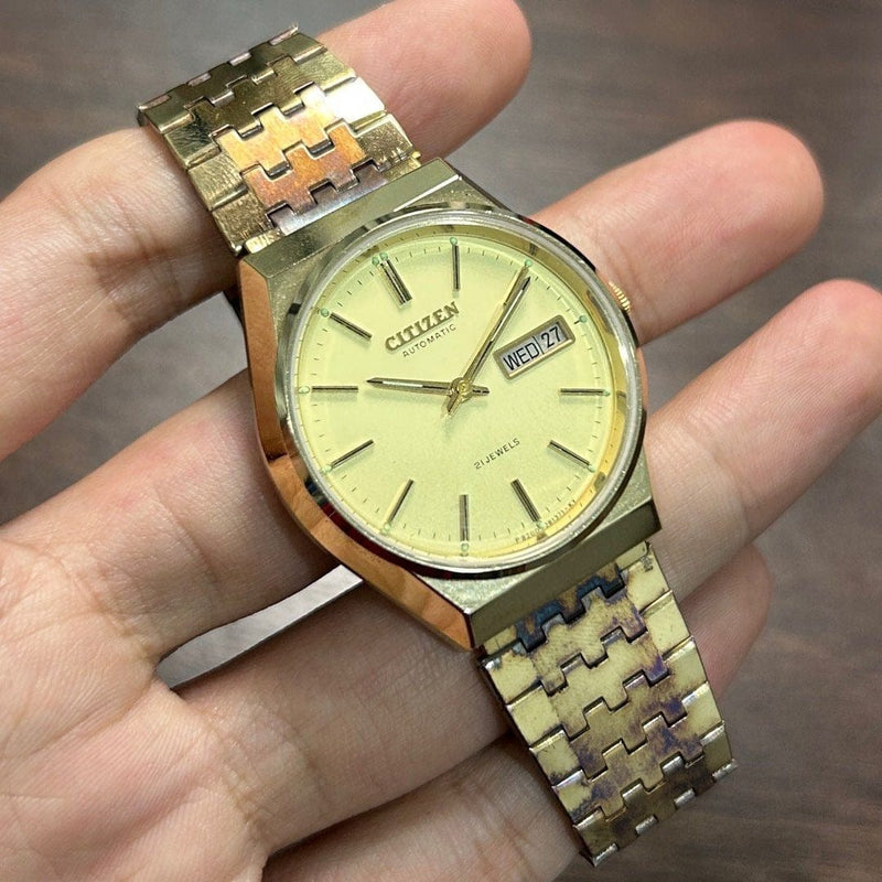 [Pre-Owned] Citizen Vintage 71-1942 Gold Automatic Unisex Watch