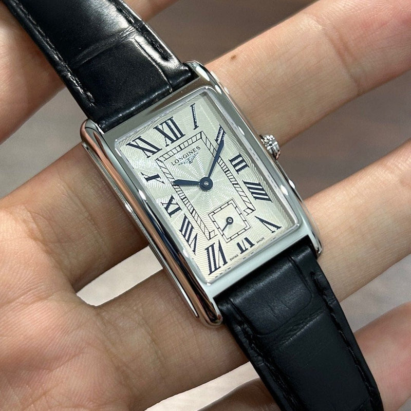 [Pre-Owned] Longines Dolcevita L55124710 Square Quartz Women Watch