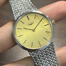 [Pre-Owned] Longines Vintage 4027 8 Integrated Bracelet Manual Winding Unisex Watch