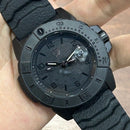 [Pre-Owned] Luminox Foundation 3601 All Black Carbon Quartz Men Watch