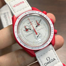 [Pre-Owned] Omega X Swatch Moonswatch Mission to Mars Quartz Men Watch