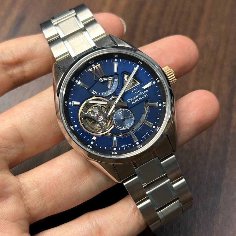 [Pre-Owned] Orient Star Modern Open Heart Limited 1300 Automatic Men Watch