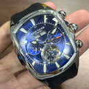 [Pre-Owned] Reef Tiger Aurora RGA-3069-YWB Blue Automatic Men Watch