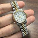 [Pre-Owned] Rolex Datejust 69173 18k Gold White Roman Dial Sapphire Women Watch