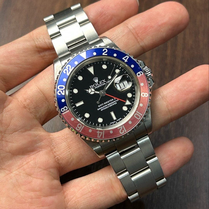 [Pre-Owned] Rolex GMT Master II 16710/16710BLRO Pepsi Automatic Men Watch
