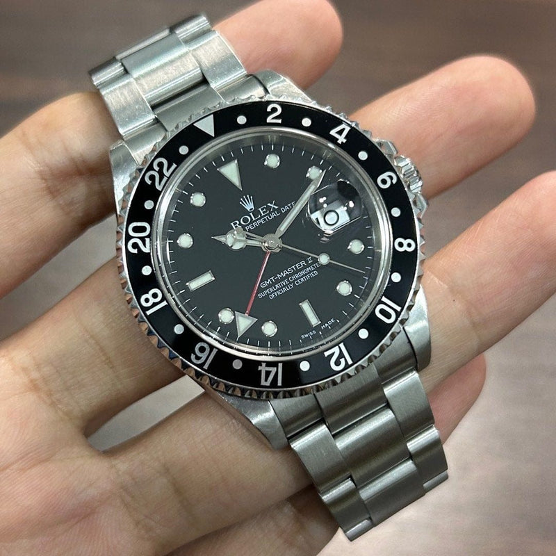 [Pre-Owned] Rolex GMT Master II 16710LN All Black Automatic Men Watch