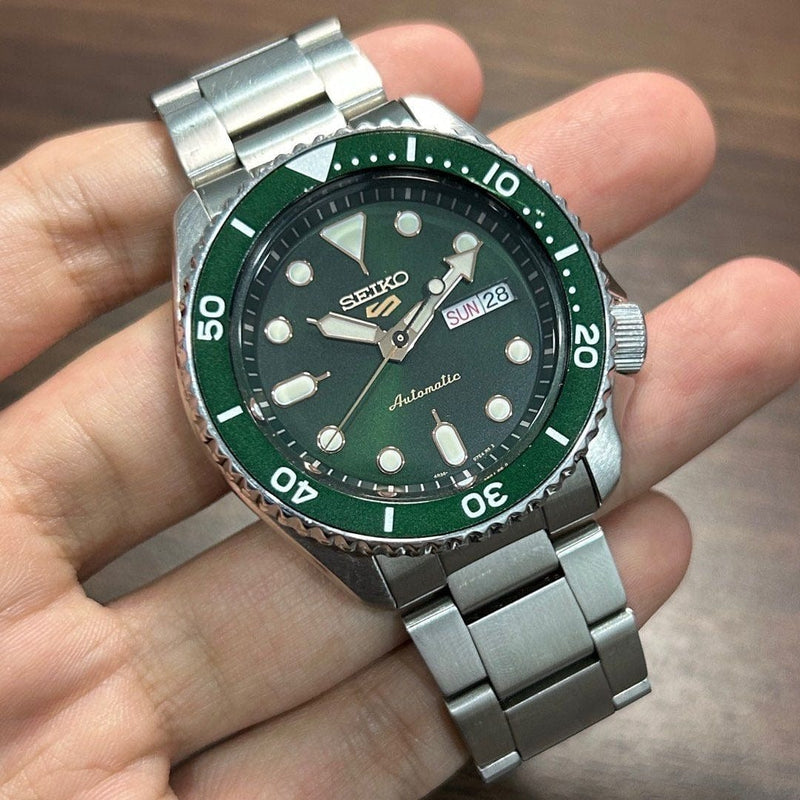 [Pre-Owned] Seiko 5 Sports Green SRPD63K1 Automatic Men Watch