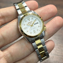 [Pre-Owned] Seiko 5 Sports SRE004K1 Two-Tone Gold Automatic Women Watch