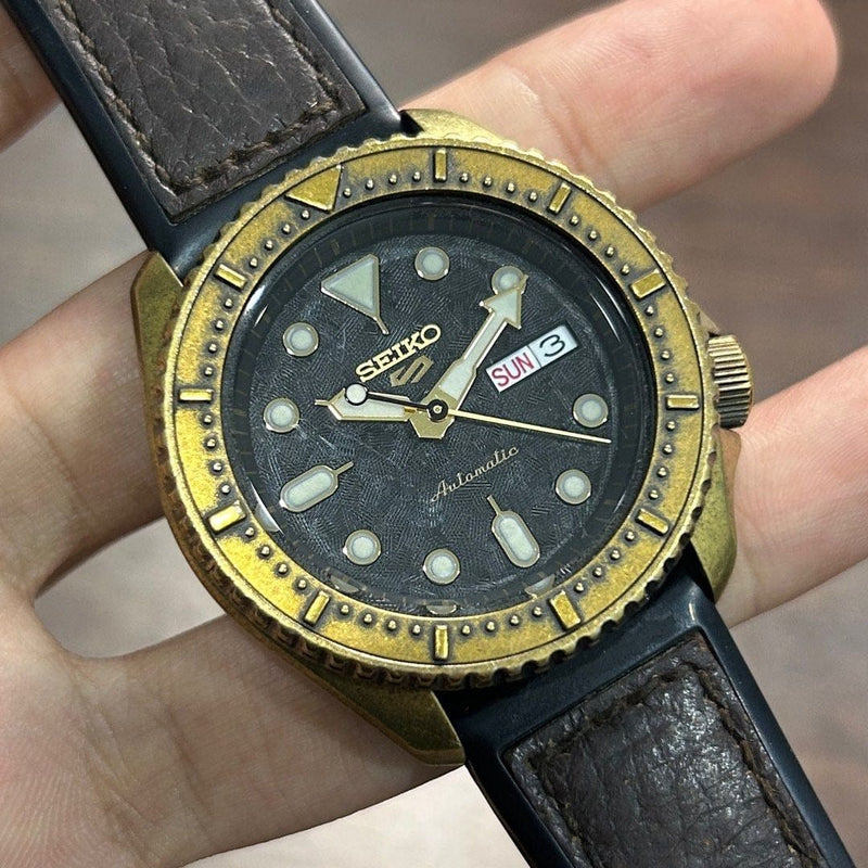 [Pre-Owned] Seiko 5 Sports SRPE80K1 Bronze Automatic Men Watch
