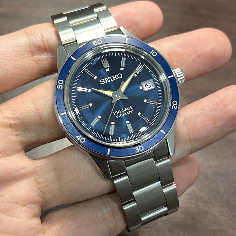 [Pre-Owned] Seiko Presage Style 60’s SRPG05J1 Blue Automatic Men Watch