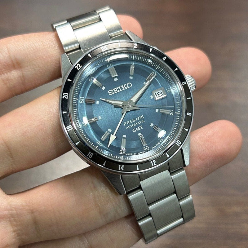 [Pre-Owned] Seiko Presage Style 60’s SSK009J1 Automatic GMT Men Watch