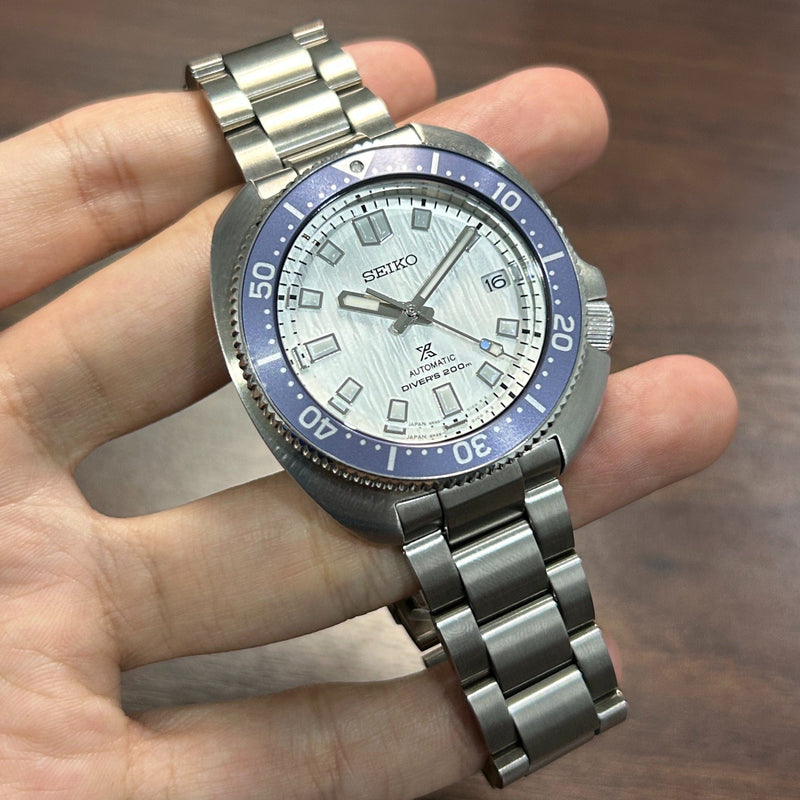 [Pre-Owned] Seiko Prospex Captain Willard Glacier Save The Ocean SPB301J1 Automatic Men Diver Watch