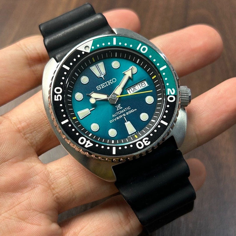 [Pre-Owned] Seiko Prospex Green Turtle SRPB01K1 Limited 3500 Automatic Men Diver Watch