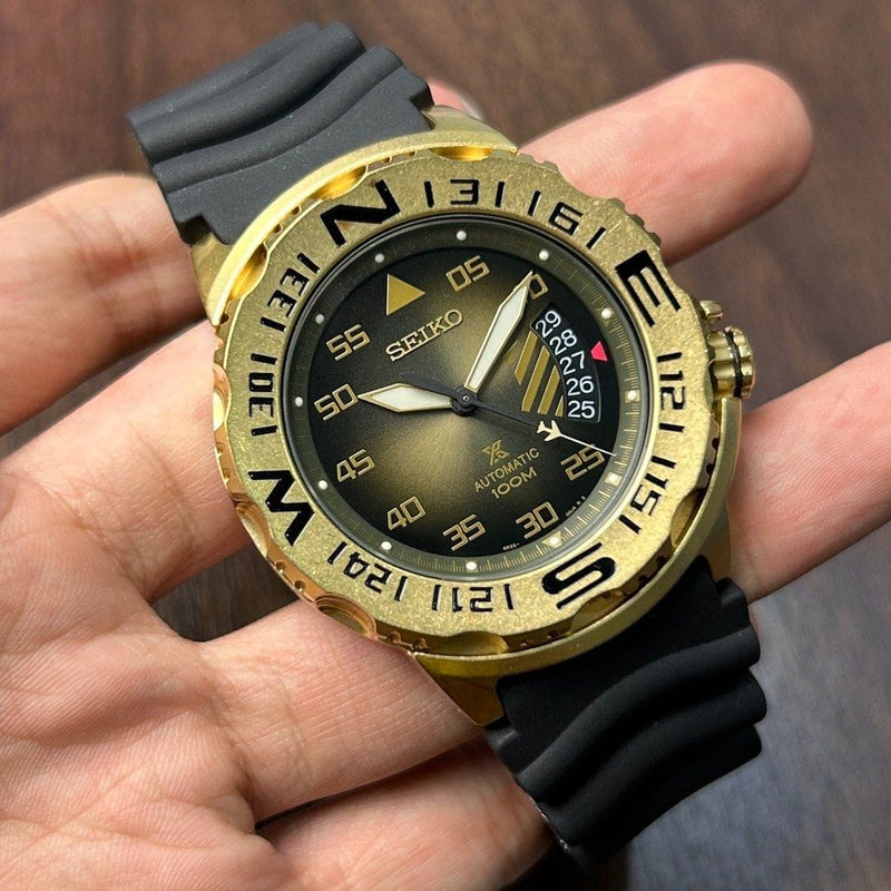 [Pre-Owned] Seiko Prospex Land Monster SRP580K1 Gold Limited Automatic Men Watch