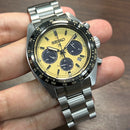 [Pre-Owned] Seiko Prospex Speedtimer SSC817P1 39mm Beige Solar Chronograph Men Watch