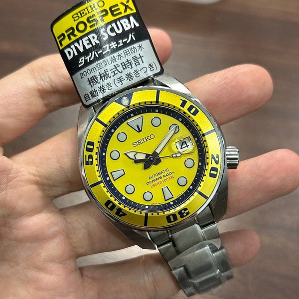 Pre-Owned] Seiko Prospex Yellow Sumo 750 SBDC017 Automatic Men Watch