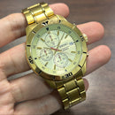[Pre-Owned] Seiko SKS404P1 Gold Plated Quartz Chronograph Men Watch