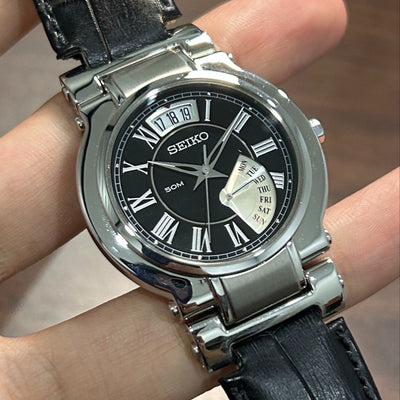 [Pre-Owned] Seiko SPQ-005 Day-Date Quartz Unisex Watch