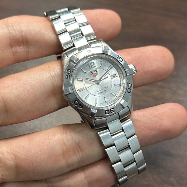 [Pre-Owned] Tag Heuer Aquaracer 27mm WAF1412 Quartz Women Watch