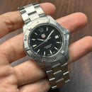 [Pre-Owned] Tag Heuer Aquaracer WAF1110 Black Quartz Men Watch