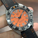 [Pre-Owned] Tag Heuer Formula 1 WAZ101A 43mm Orange Dial Quartz Men Watch
