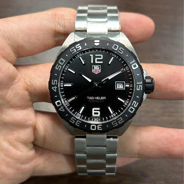 [Pre-Owned] Tag Heuer Formula 1 Date 41mm WAZ1110 Quartz Men Watch