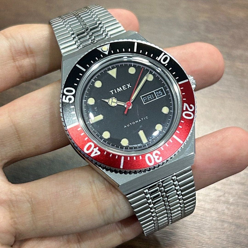 [Pre-Owned] Timex M79 Coke Stainless Steel Automatic Men Watch