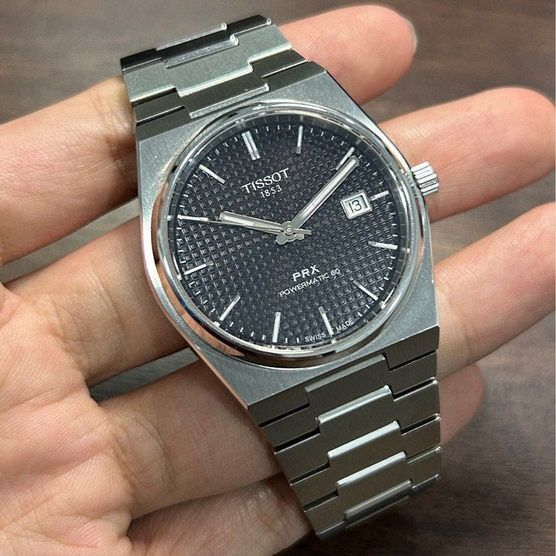 [Pre-Owned] Tissot PRX Powermatic 80 Black 40mm Automatic Men Watch