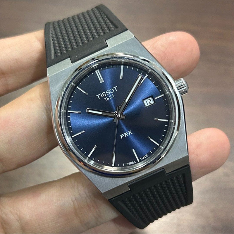 [Pre-Owned] Tissot PRX 40mm Blue Rubber Quartz Men Watch