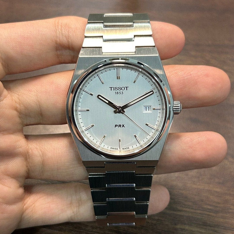 [Pre-Owned] Tissot PRX 40mm White Dial Quartz Men Watch