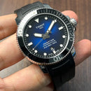[Pre-Owned] Tissot Seastar 1000 43mm Smoked Blue Automatic Men Diver Watch