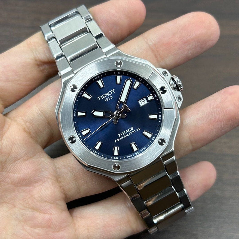 [Pre-Owned] Tissot T-Race 41mm Blue Automatic Men Watch