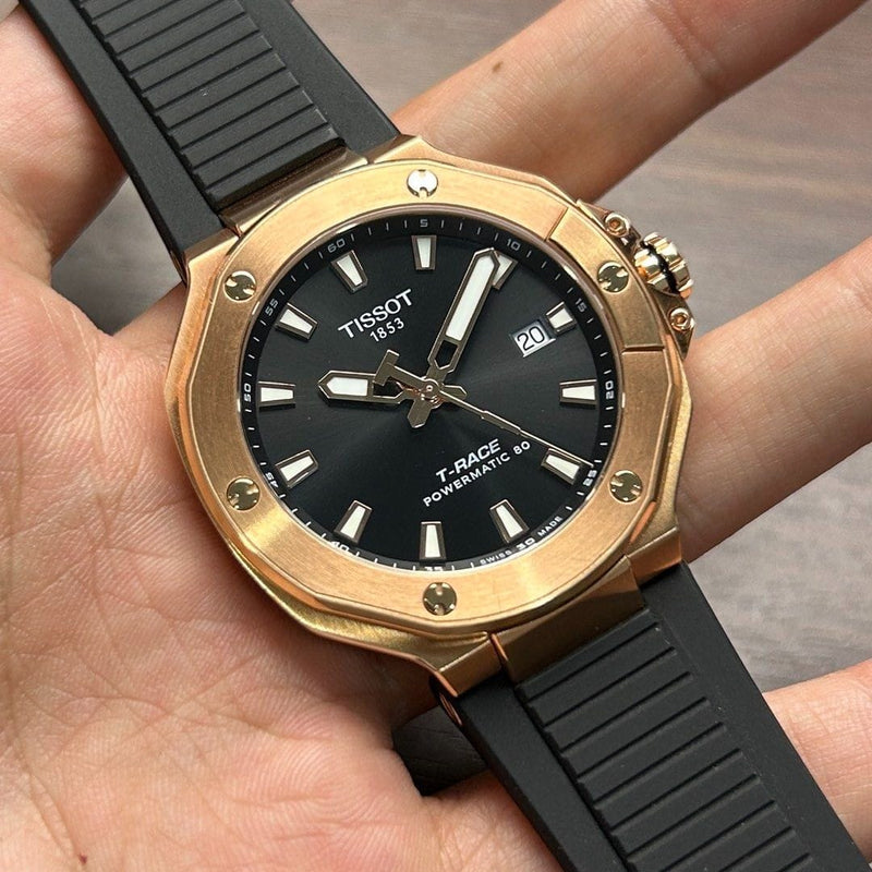 [Pre-Owned] Tissot T-Race 41mm Rose Gold Automatic Men Watch