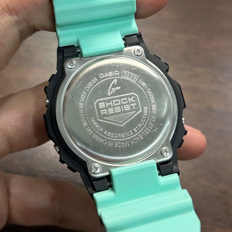 [Pre-Owned] Casio G-Shock DW-5600CMB-1 Square Digital Men Watch