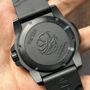 [Pre-Owned] Luminox Foundation 3601 Sapphire All Black Carbon Quartz Men Watch