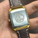 [Pre-Owned] Omega Vintage Seamaster TV 166.042 Square Automatic Men Watch