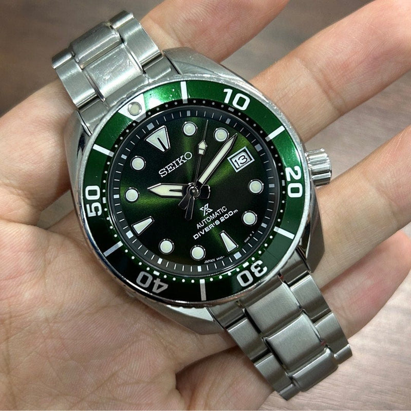 [Pre-Owned] Seiko Prospex King Sumo SPB103J1 (6R35-00A0) Green Diver Men Watch