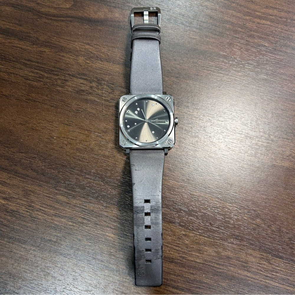 Pre-Owned] Bell & Ross BR S Grey Diamond Eagle Quartz Men Watch