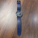 [Pre-Owned] Casio Edifice EFR-526L-2CV Blue Leather Quartz Chronograph Men Watch